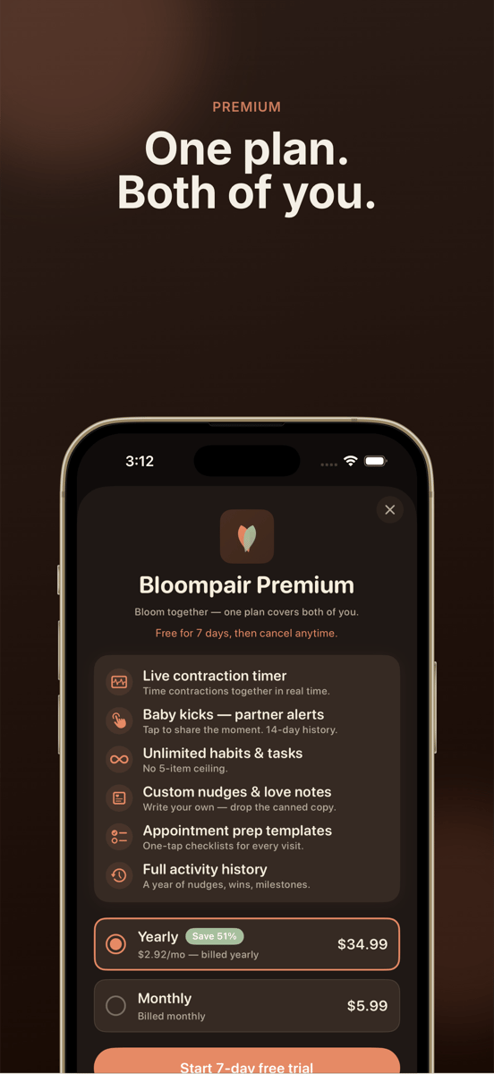 One Premium covers both partners